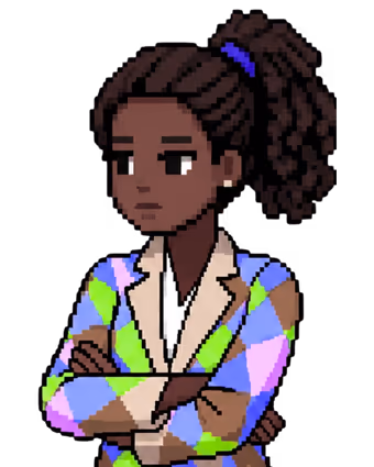 Pixel art version of Jasmine-Jade
